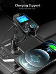 Nulaxy Bluetooth FM Transmitter with Gooseneck Display