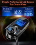 Nulaxy Bluetooth FM Transmitter with Gooseneck Display