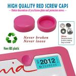 Pink Metal License Plate Frames - 2 Pack