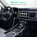 iPhone CarPlay USB A to C Charging Cable 2-Pack
