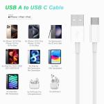 iPhone CarPlay USB A to C Charging Cable 2-Pack