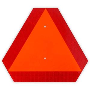 High-Visibility Safety Triangle for Golf Carts