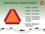 High-Visibility Safety Triangle for Golf Carts