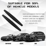 2PCS Car Bumper Guard Strips - Scratch Resistant