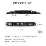 2PCS Car Bumper Guard Strip for SUV Pickup