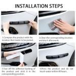 2PCS Car Bumper Guard Strip for SUV Pickup