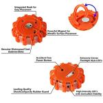 Car Safety Triangle Warning Kit with Emergency Lights