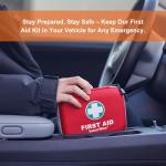 150-Piece Mini First Aid Kit for Car & Travel