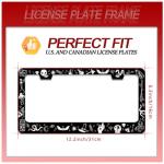 Gothic Witch License Plate Frame for Cars