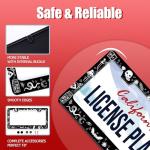 Gothic Witch License Plate Frame for Cars