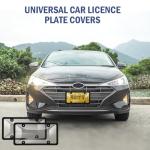 License Plate Protector Frame Combo - 2 Pack