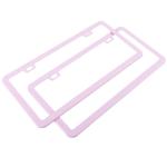 Cherry Blossom Pink License Plate Frames - 2 Pack