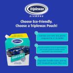 Triplewax Wash and Wax – Car Shampoo Pouch for a Streak-Free Glossy Finish, 40 fl oz