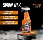 DERWAX Liquid Car Polish Spray – 750ml Shine