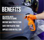 DERWAX Liquid Car Polish Spray – 750ml Shine