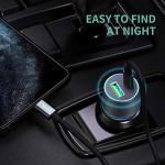 Dual USB Car Charger Adapter, Cluvox 20W Fast Charging for iPhone 17 Pro Max/Air/16 Plus/15/14/13/12/11/XS/XR/8/SE 2020/iPad 8th/Pro/Air 4/Mini, Google Pixel, Samsung Cigarette USB Charger