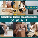 Sundpey Home Tool Kit 257-PCs - Household Basic Repair Tool Set for Men Women - General Hand Mechanic's Tool Set & Screwdriver Set & Wrench Set & Socket & Portable Tool Box Storage Case Blue