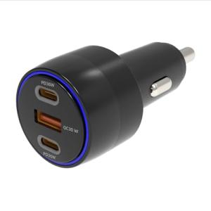 102W 3-Port Fast USB C Car Charger