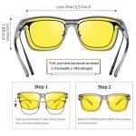 Night Vision Driving Glasses for Eyeglasses