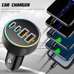 Ankuee 4-Port USB C Car Charger Adapter