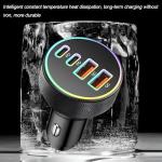 Ankuee 4-Port USB C Car Charger Adapter