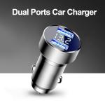 2-Pack Quick Charge Car USB Phone Adapters