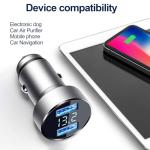 2-Pack Quick Charge Car USB Phone Adapters