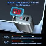 Retractable 84W USB C Car Charger Adapter