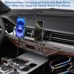 90W Dual USB-C & USB-A Car Charger