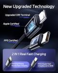 DreamBee 66W 4-in-1 Retractable Car Charger