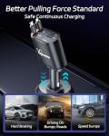 DreamBee 66W 4-in-1 Retractable Car Charger