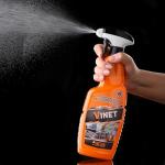 VINET – Multisurface Cleaner Spray 750ml for Car, Home & Outdoor – for Plastic, Leather, Glass & Metal – No Residues – Water-Based, Biodegradable, Fresh Scent, Made in Italy