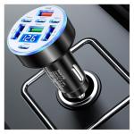 8-Port Fast Charge Car USB Adapter with Display
