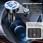8-Port Fast Charge Car USB Adapter with Display