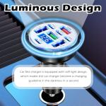 8-Port Fast Charge Car USB Adapter with Display