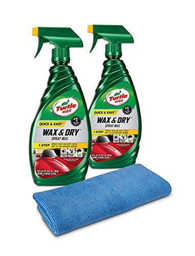 Turtle Wax 1-Step Wax & Dry Double Pack