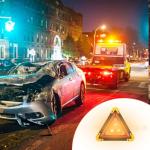 Rechargeable Waterproof Safety Triangle Light for Cars