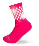 3 Pairs Pink Reflective Socks for Night Sports