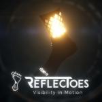 3 Pairs Pink Reflective Socks for Night Sports