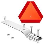 Yaocom Slow Moving Vehicle Sign with Mounting Bracket