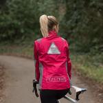 Proviz Nightrider Jacket in Raspberry, Size 10