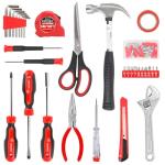 32-Piece DIY Tool Kit with Toolbox and Wrenches