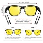 Night Vision Driving Glasses for Eyeglasses Users