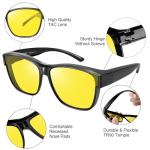 Night Vision Driving Glasses for Eyeglasses Users