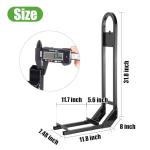 Universal Golf Cart Rear Safety Grab Bar with Reflective Triangle