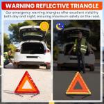 Emergency Triangle and Reflective Vest Kit