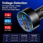 Multi-Port Car Phone Charger for iPhone and iPad