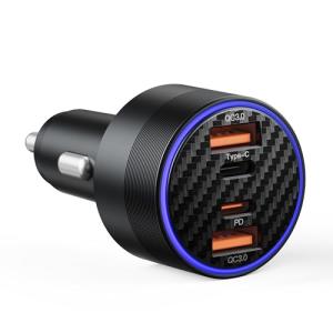 4-in-1 USB C Car Charger with Fast Ports