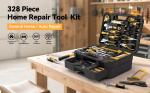 328-Piece Tool Kit for Home and Auto Repair
