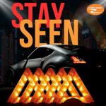 LED Reflective Warning Triangles Kit with Storage Bag